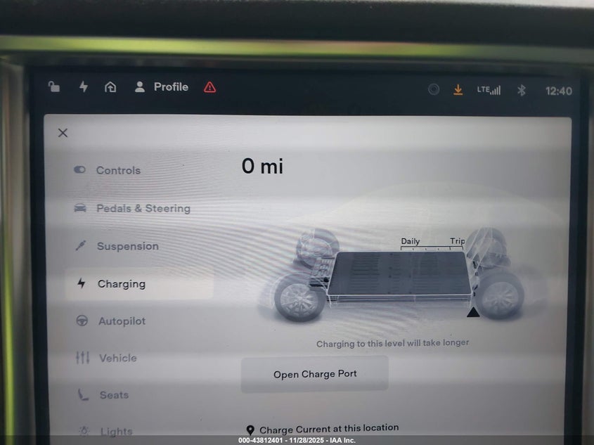 2017 Tesla Model X 100D/75D/90D VIN: 5YJXCBE20HF055203 Lot: 43812401