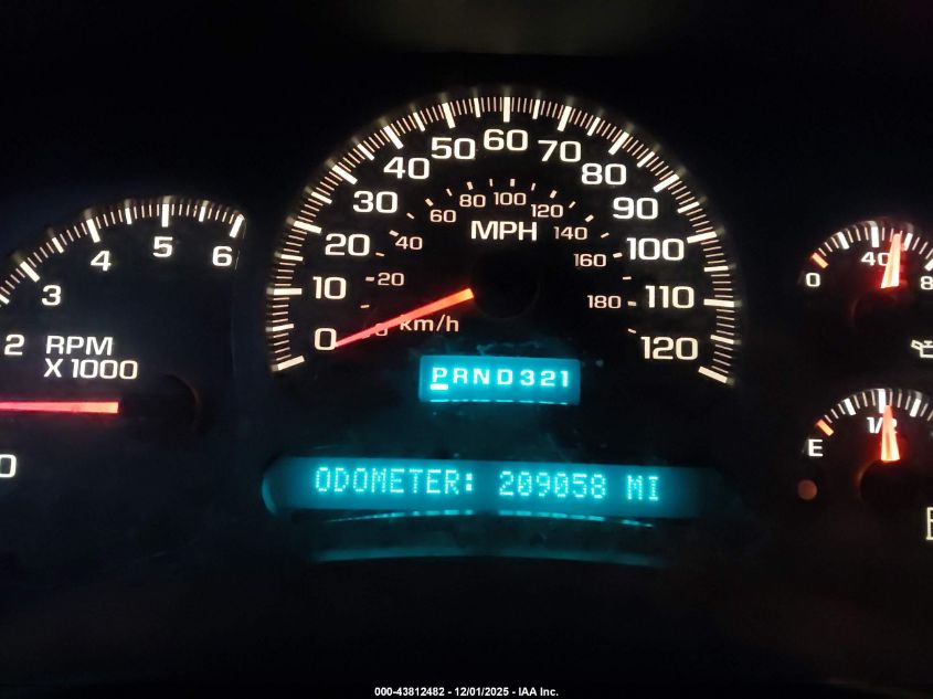 2003 Chevrolet Avalanche 1500 VIN: 3GNEC13T53G291546 Lot: 43812482