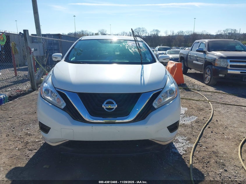 2016 Nissan Murano S VIN: 5N1AZ2MH7GN118142 Lot: 43812485