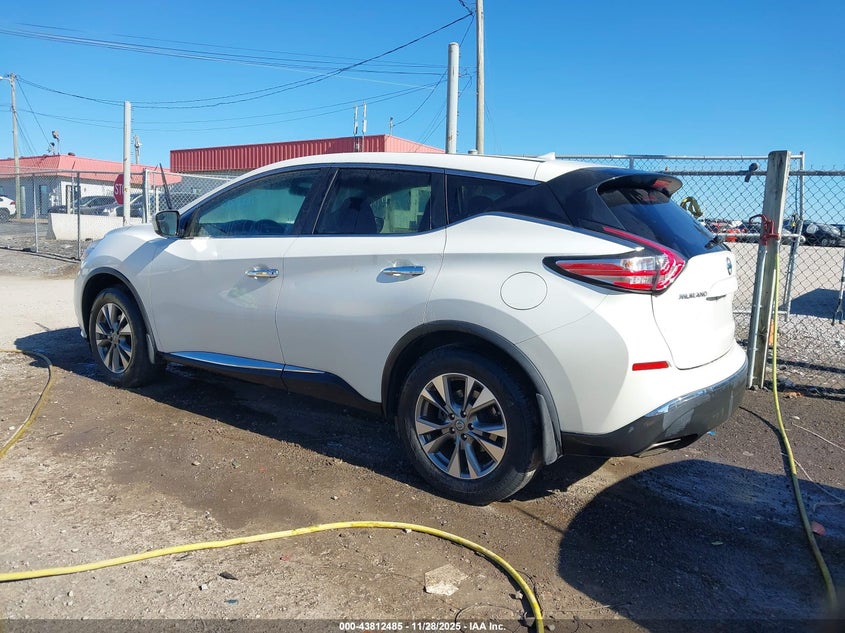 2016 Nissan Murano S VIN: 5N1AZ2MH7GN118142 Lot: 43812485