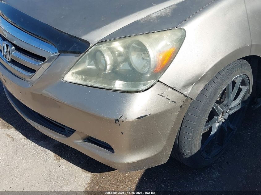 2005 Honda Odyssey Ex-L VIN: 5FNRL38705B051136 Lot: 43812524