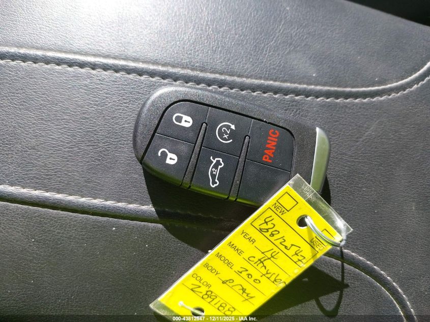 2014 Chrysler 300 VIN: 2C3CCAAGXEH289188 Lot: 43812547