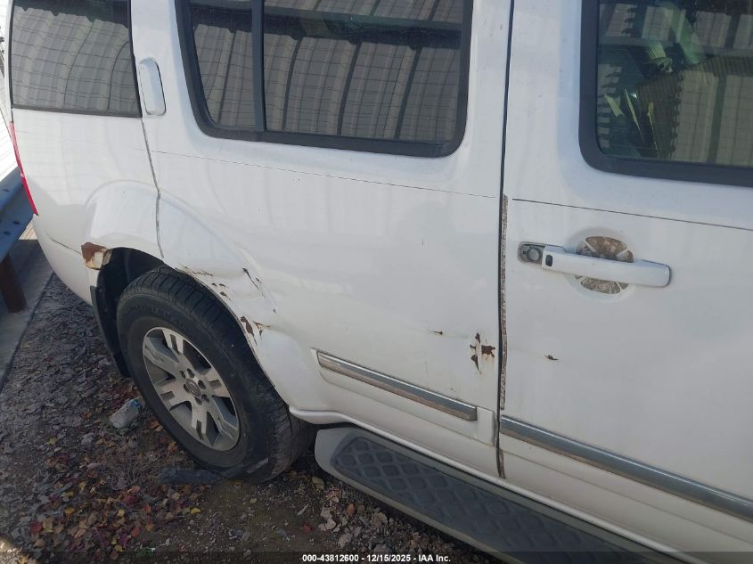 2012 Nissan Pathfinder Silver VIN: 5N1AR1NN9CC622566 Lot: 43812600