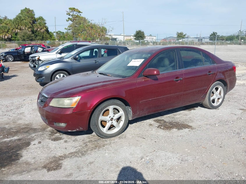 2007 Hyundai Sonata Limited/Se V6 VIN: 5NPEU46F97H212437 Lot: 43812619