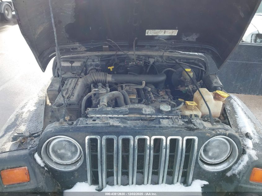 1998 Jeep Wrangler Sahara VIN: 1J4FY49S4WP802348 Lot: 43812630