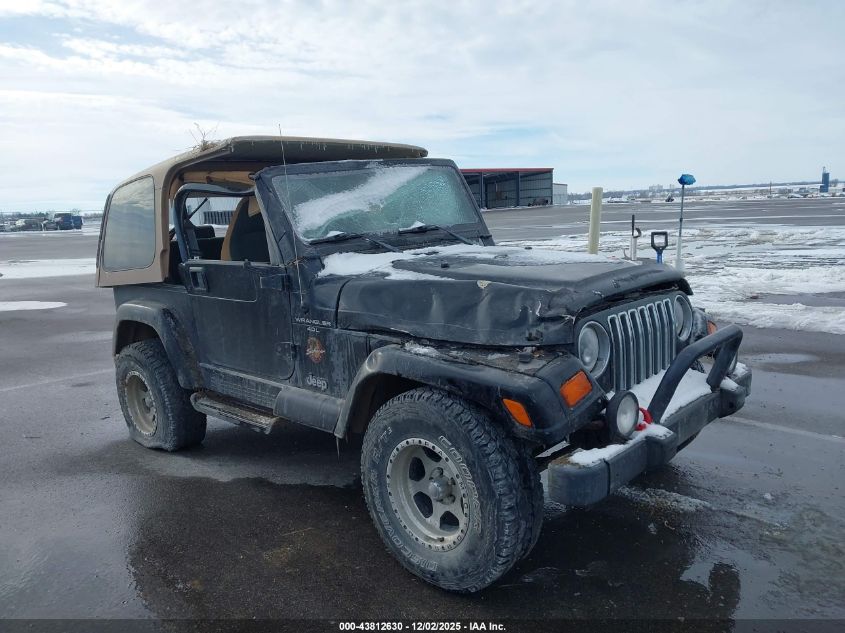 1998 Jeep Wrangler Sahara VIN: 1J4FY49S4WP802348 Lot: 43812630