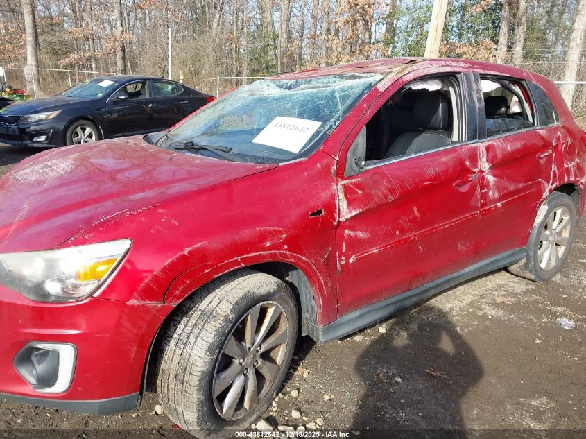 2015 Mitsubishi Outlander Sport Se VIN: 4A4AR4AU5FE043188 Lot: 43812642