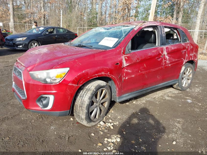2015 Mitsubishi Outlander Sport Se VIN: 4A4AR4AU5FE043188 Lot: 43812642