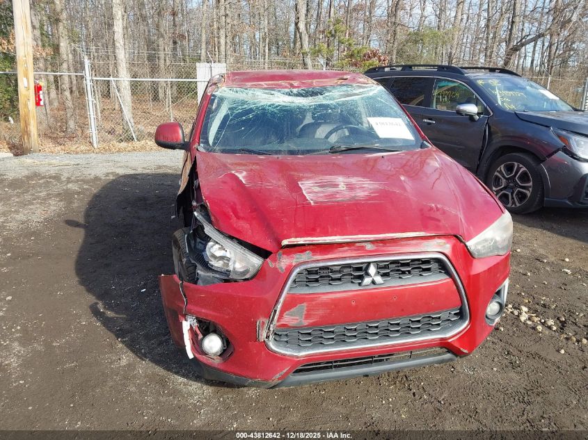 2015 Mitsubishi Outlander Sport Se VIN: 4A4AR4AU5FE043188 Lot: 43812642