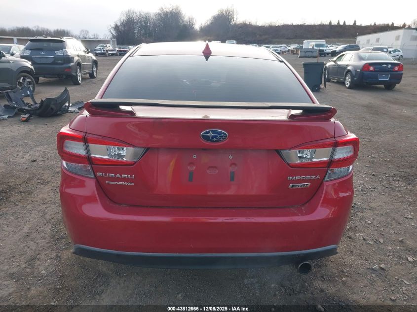 2018 Subaru Impreza 2.0I Sport VIN: 4S3GKAK65J1603098 Lot: 43812666