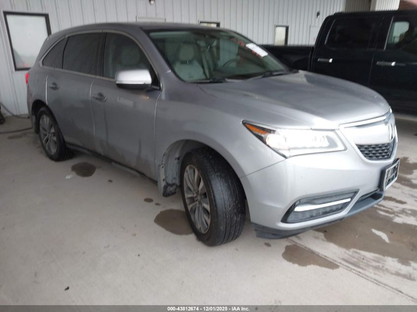 ACURA MDX TECHNOLOGY ACURAWATCH PLUS PACKAGES/TECHNOLOGY PACKAGE