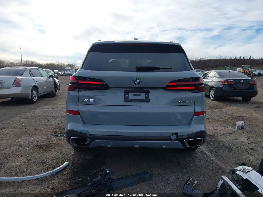 2026 BMW X5 xDrive40I VIN: 5UX23EU02T9188543 Lot: 43812677
