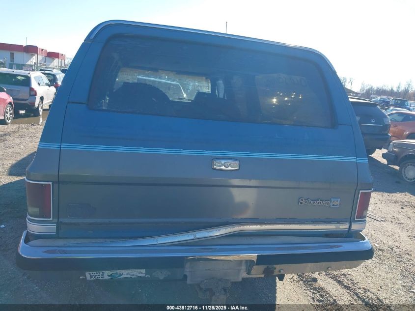 1988 Chevrolet Suburban R20 VIN: 1GNGR26NXJF113866 Lot: 43812716