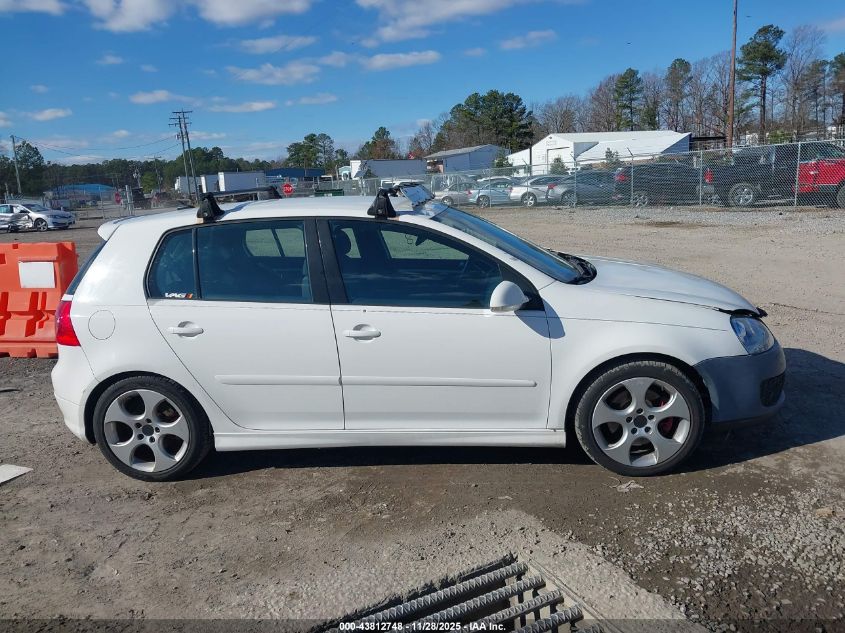 2009 Volkswagen Gti 4-Door VIN: WVWGV71K99W105753 Lot: 43812748