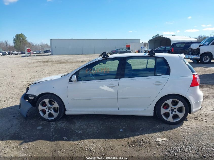 2009 Volkswagen Gti 4-Door VIN: WVWGV71K99W105753 Lot: 43812748