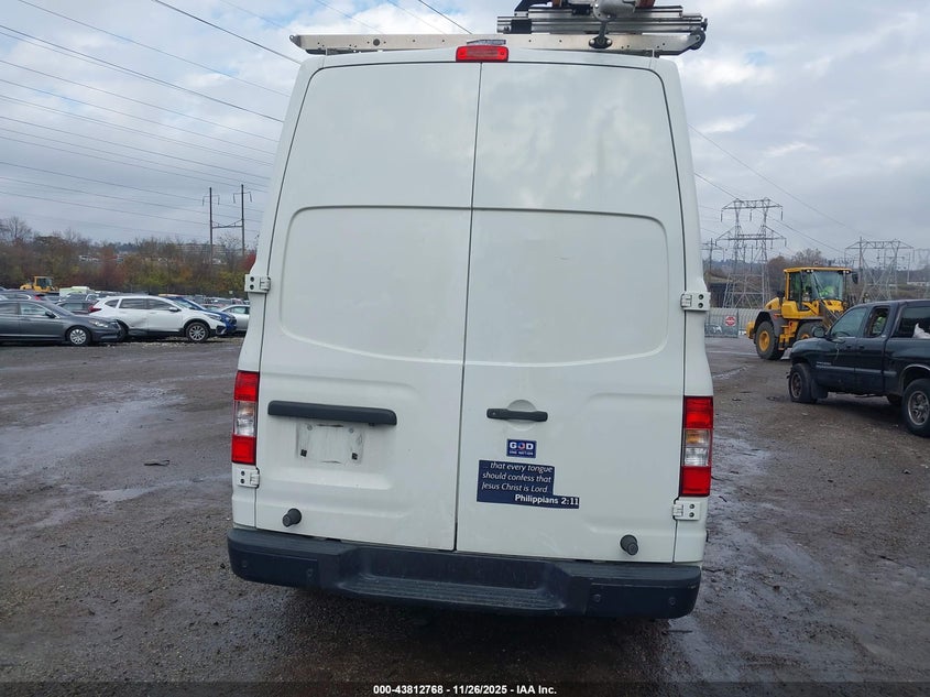 2018 Nissan Nv Cargo Nv2500 Hd Sv V6 VIN: 1N6BF0LY1JN809419 Lot: 43812768