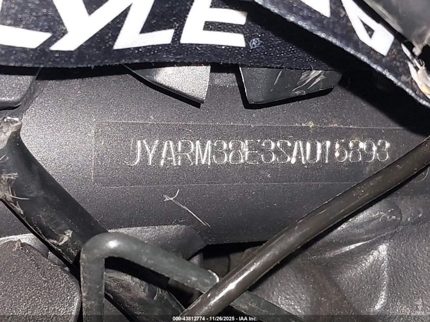 2025 Yamaha Yzfr7 VIN: JYARM38E3SA016893 Lot: 43812774