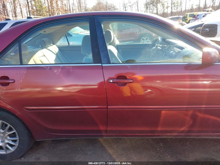 2002 Toyota Camry Le VIN: 4T1BE32K92U030244 Lot: 43812773