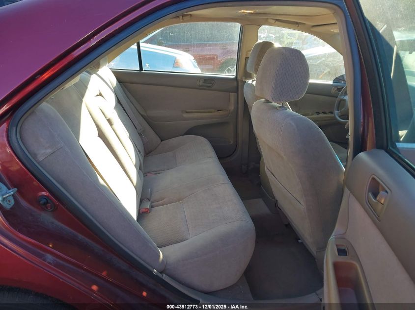 2002 Toyota Camry Le VIN: 4T1BE32K92U030244 Lot: 43812773