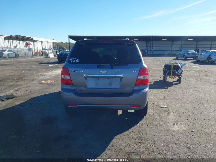 2008 Kia Sorento Lx VIN: KNDJD735885859909 Lot: 43812851