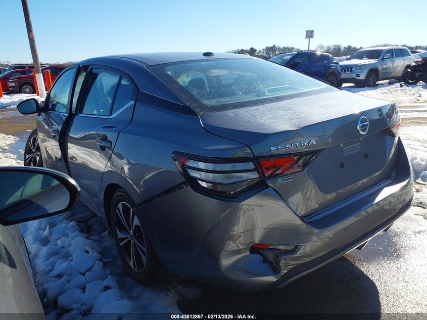 VIN 3N1AB8CV7PY313831 2023 NISSAN SENTRA SV XTRONIC CVT