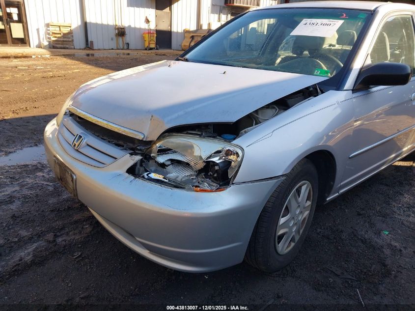 2003 Honda Civic Lx VIN: 1HGES16523L023289 Lot: 43813007