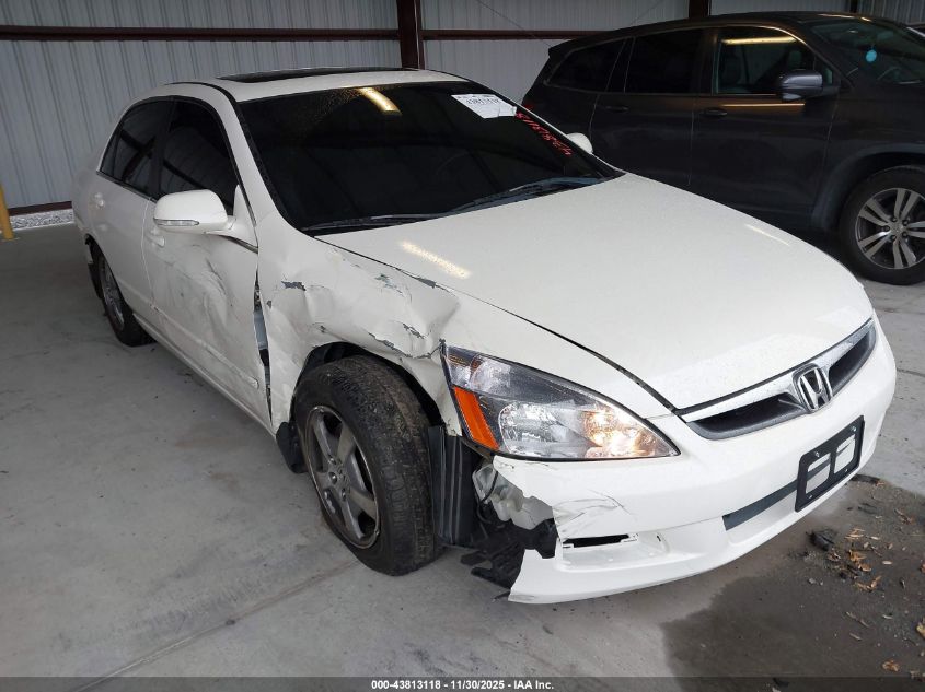 2007 Honda Accord Hybrid VIN: JHMCN36517C003550 Lot: 43813118