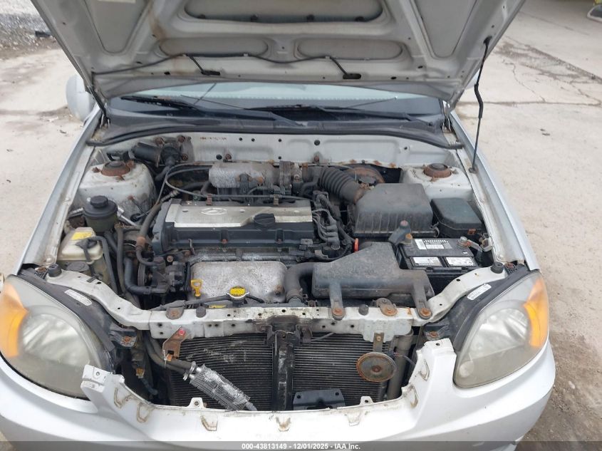 2004 Hyundai Accent Gl VIN: KMHCG45C34U512896 Lot: 43813149