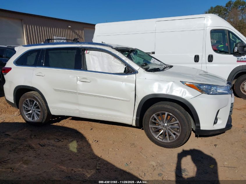 2017 Toyota Highlander Xle VIN: 5TDKZRFH4HS512546 Lot: 43813163