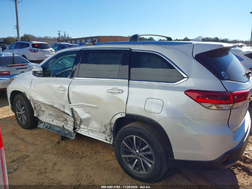 2017 Toyota Highlander Xle VIN: 5TDKZRFH4HS512546 Lot: 43813163