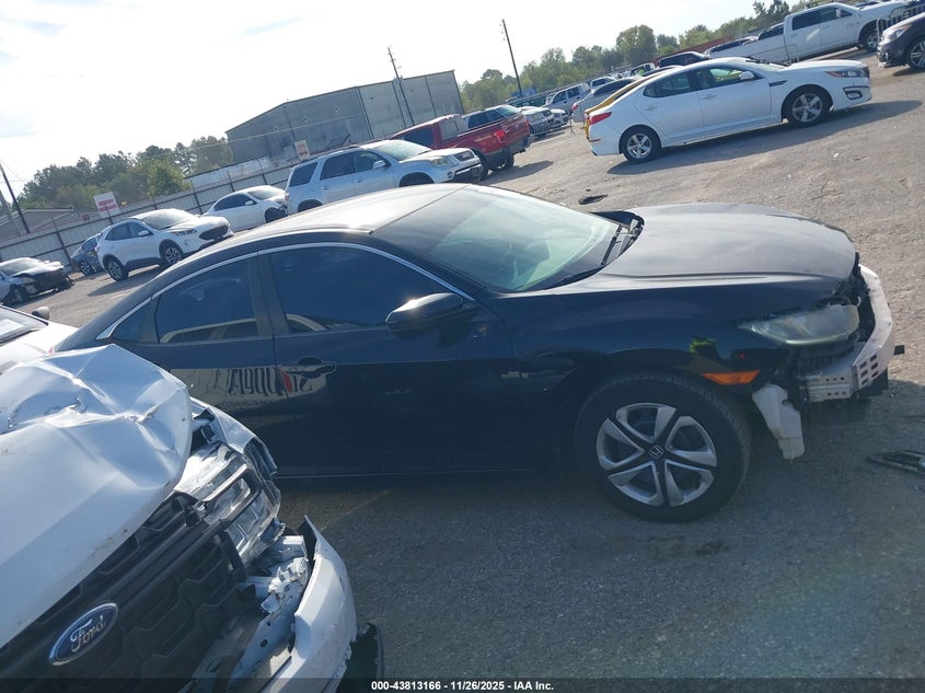 2018 Honda Civic Lx VIN: 19XFC2F54JE028098 Lot: 43813166