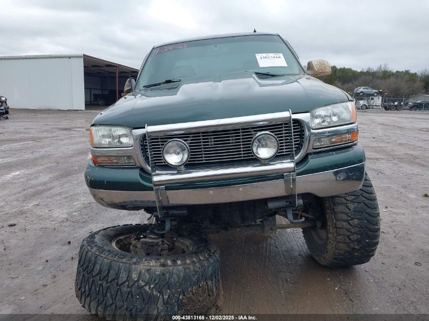 2001 GMC Sierra 1500 Sle VIN: 2GTEK19T211296910 Lot: 43813168