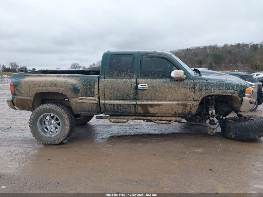 2001 GMC Sierra 1500 Sle VIN: 2GTEK19T211296910 Lot: 43813168