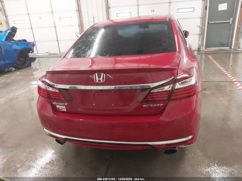 2016 Honda Accord Sport VIN: 1HGCR2F54GA061360 Lot: 43813185