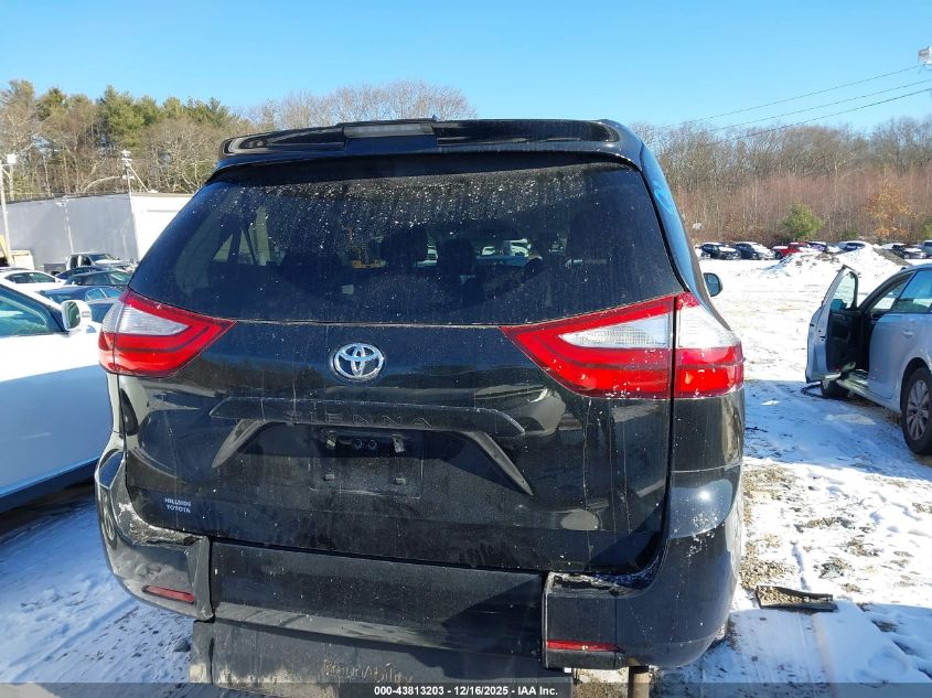 2019 Toyota Sienna L 7 Passenger VIN: 5TDZZ3DC6KS993314 Lot: 43813203