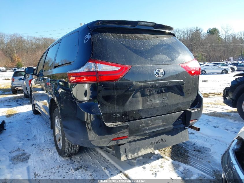 2019 Toyota Sienna L 7 Passenger VIN: 5TDZZ3DC6KS993314 Lot: 43813203