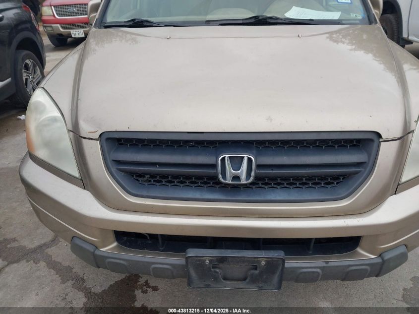 2005 Honda Pilot Ex-L VIN: 2HKYF185X5H539906 Lot: 43813215