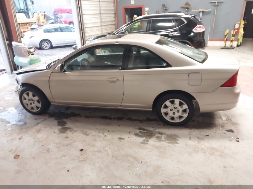 2002 Honda Civic Ex VIN: 1HGEM22922L024062 Lot: 43813308