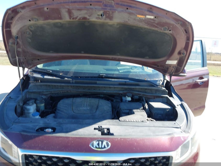 2016 Kia Sedona Lx VIN: KNDMB5C10G6142272 Lot: 43813312