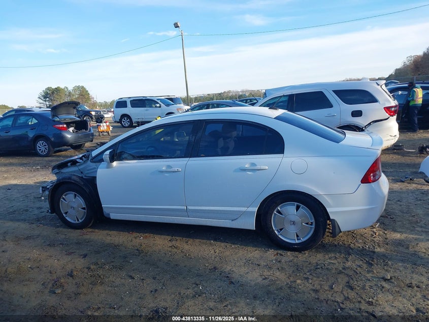 2007 Honda Civic Hybrid VIN: JHMFA36237S025599 Lot: 43813335