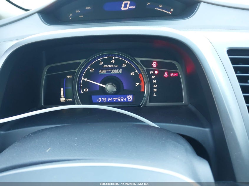 2007 Honda Civic Hybrid VIN: JHMFA36237S025599 Lot: 43813335