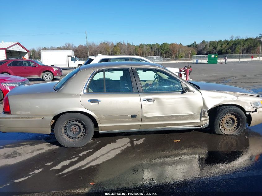 2000 Mercury Grand Marquis Gs VIN: 2MEFM74W7YX743398 Lot: 43813346
