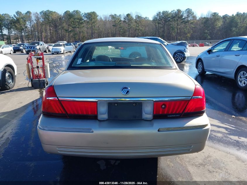 2000 Mercury Grand Marquis Gs VIN: 2MEFM74W7YX743398 Lot: 43813346