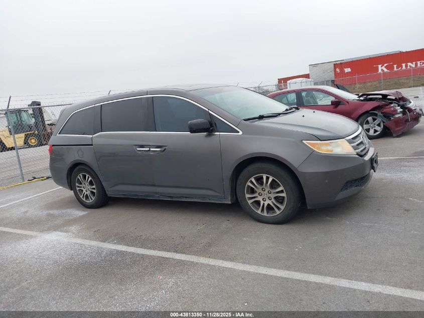2011 Honda Odyssey Ex-L VIN: 5FNRL5H62BB053615 Lot: 43813350