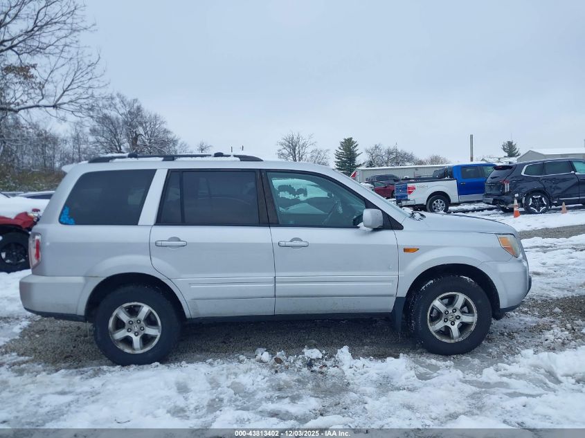 2006 Honda Pilot Ex VIN: 2HKYF18486H544840 Lot: 43813402