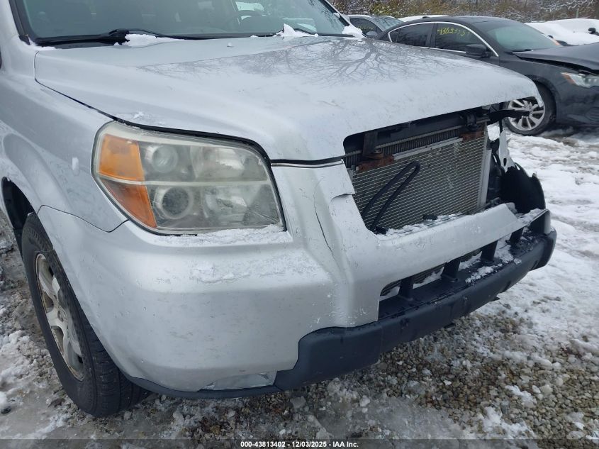 2006 Honda Pilot Ex VIN: 2HKYF18486H544840 Lot: 43813402