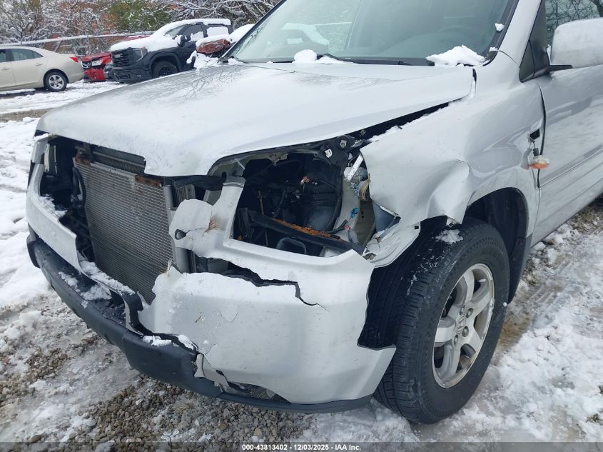 2006 Honda Pilot Ex VIN: 2HKYF18486H544840 Lot: 43813402