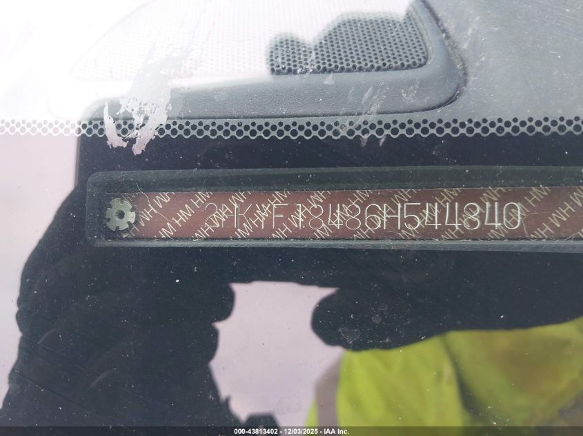 2006 Honda Pilot Ex VIN: 2HKYF18486H544840 Lot: 43813402