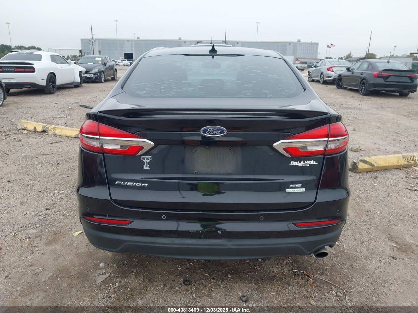 2019 Ford Fusion Se VIN: 3FA6P0HD5KR113514 Lot: 43813409