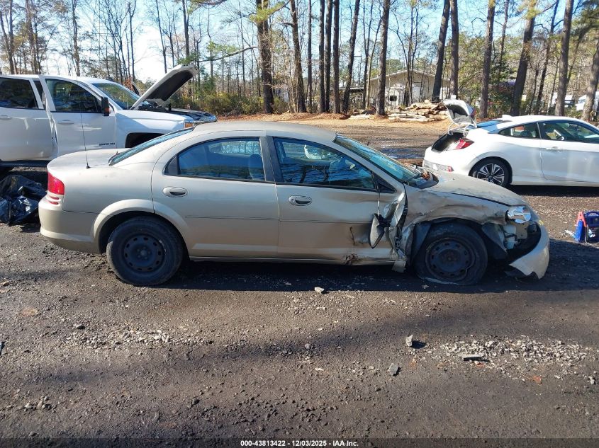 2002 Dodge Stratus VIN: IB3EL36X82N118209 Lot: 43813422